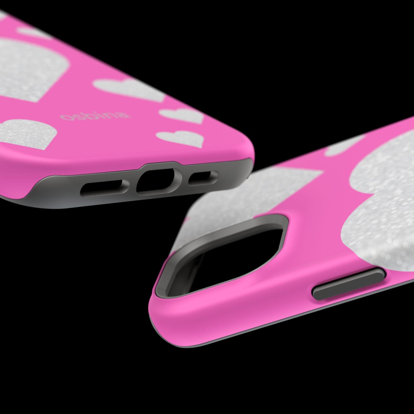 osbina | MagSafe compatible for iPhone | The Shimmering Love Case | YAYOU Collection Supporting Shine Like Sable