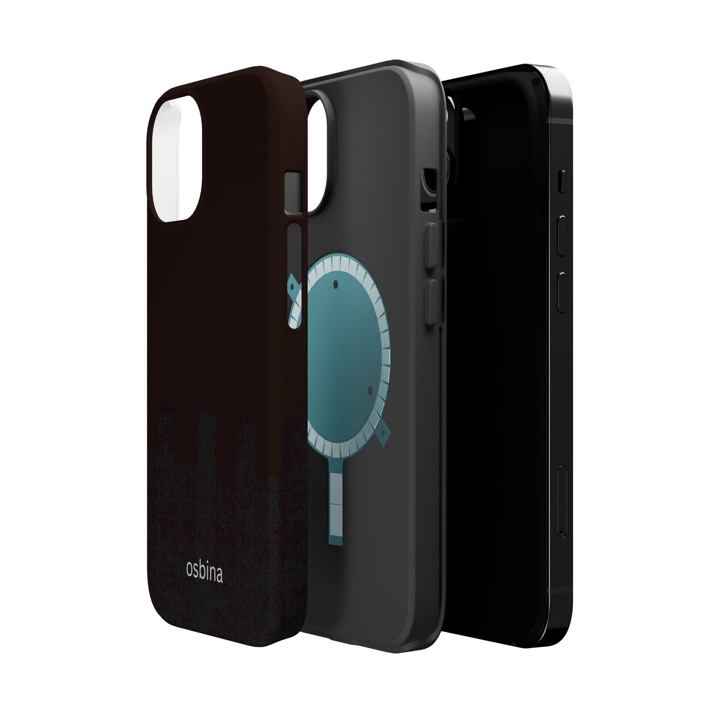 osbina | MagSafe compatible for iPhone | The Onyx Phone Case | Modern Man Collection