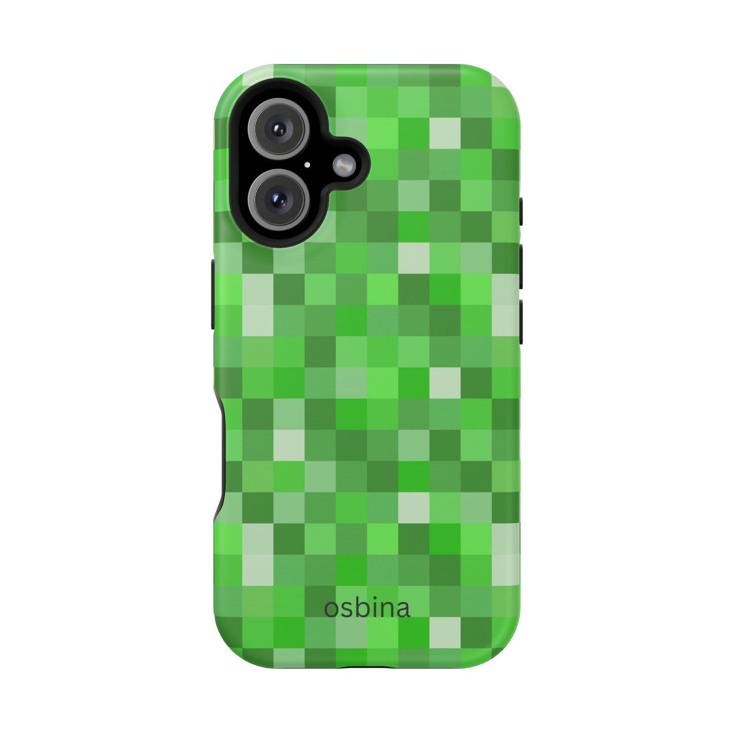 osbina | MagSafe compatible for iPhone | Mosaic Viridis Phone Case | Color Edit Collection