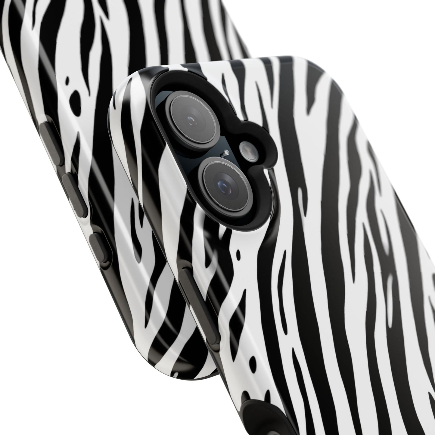 osbina | MagSafe Compatible for iPhone | The Bengal Bold Stripe Case in White + Black | The Season Collective