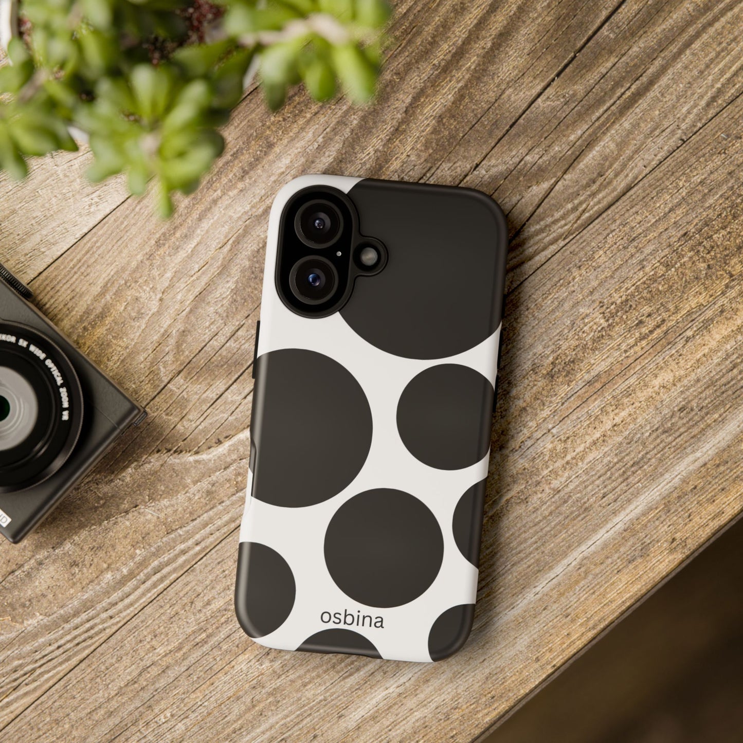 osbina | The Noir Bubbles Phone Case | Modern Muse Collection