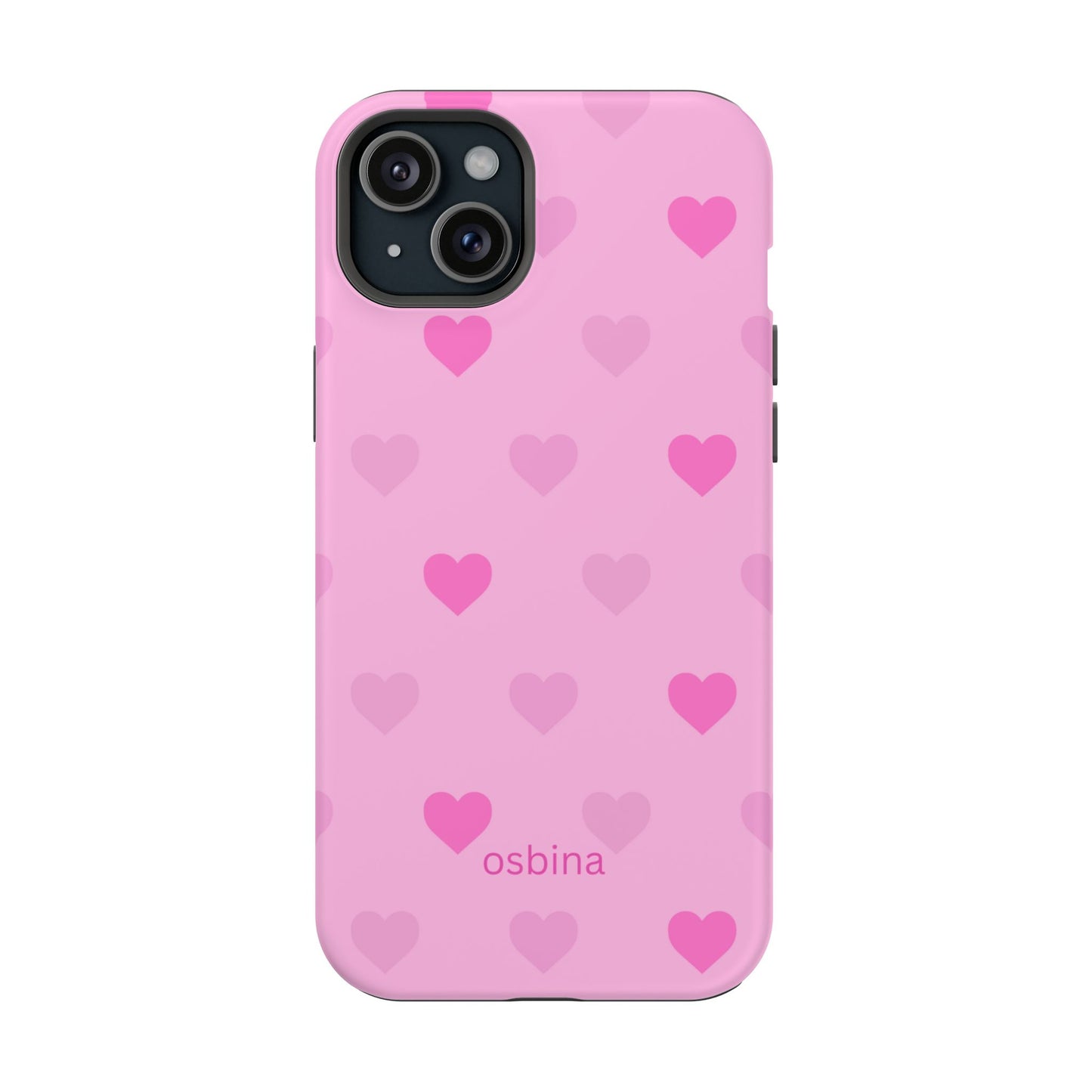 osbina | MagSafe compatible for iPhone | The Blushing Hearts Case | YAYOU Collection Supporting Shine Like Sable