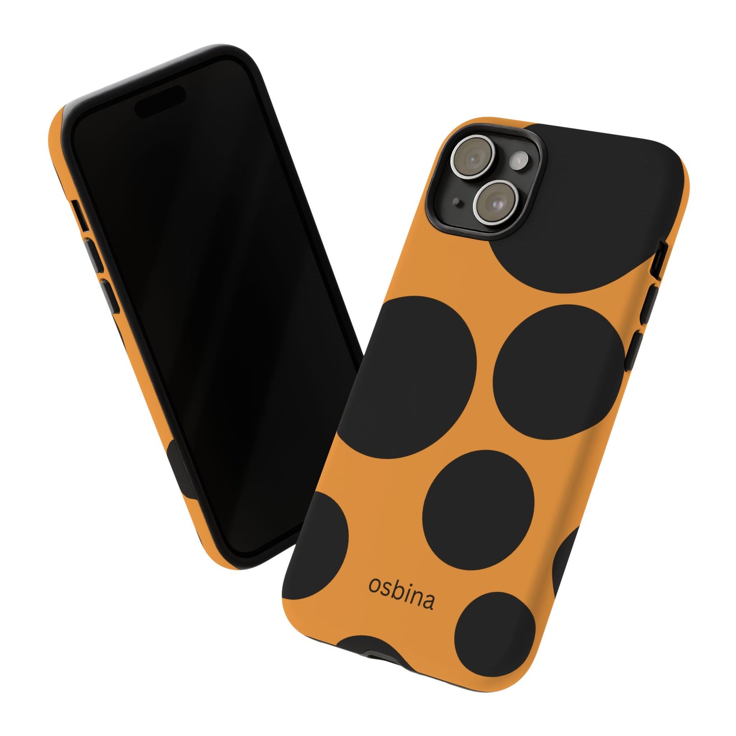 osbina | The Bubble Statement Case in Orange + Black | The Season Collective