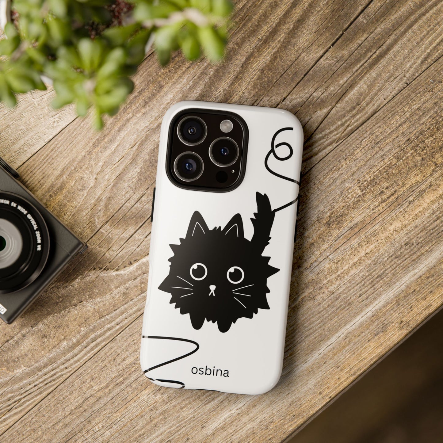 osbina | Midnight Couture Cat Phone Case | Season Collective Collection