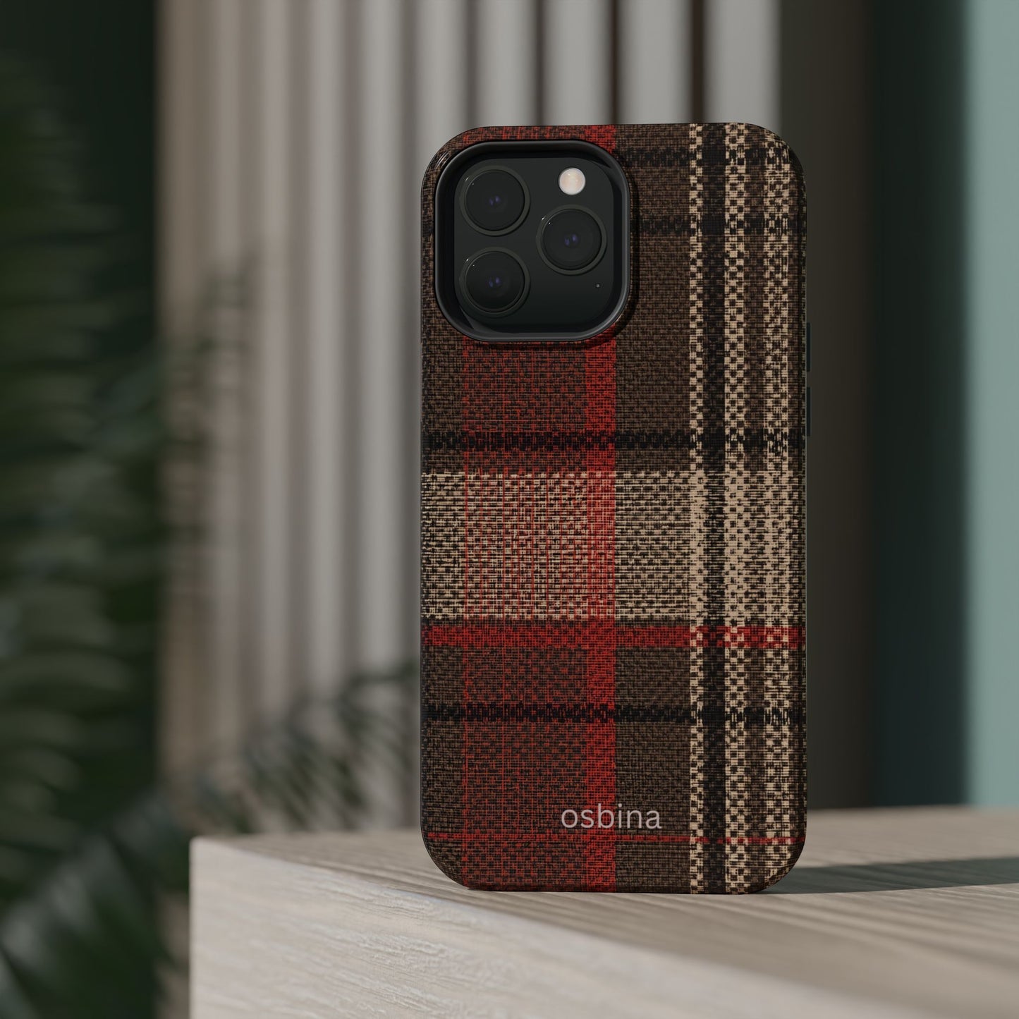 osbina | MagSafe | Heritage Plaid, Designer Case | The Aspen Collection