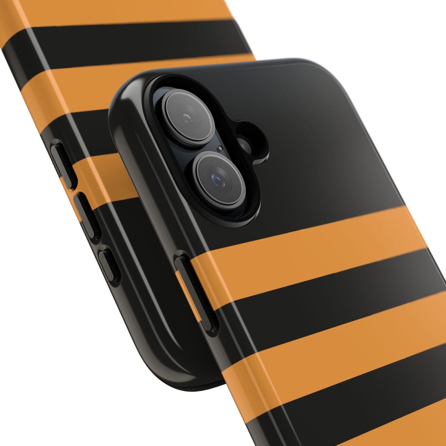 osbina | The Horizon Stripe Case in Black + Orange | The Season Collective