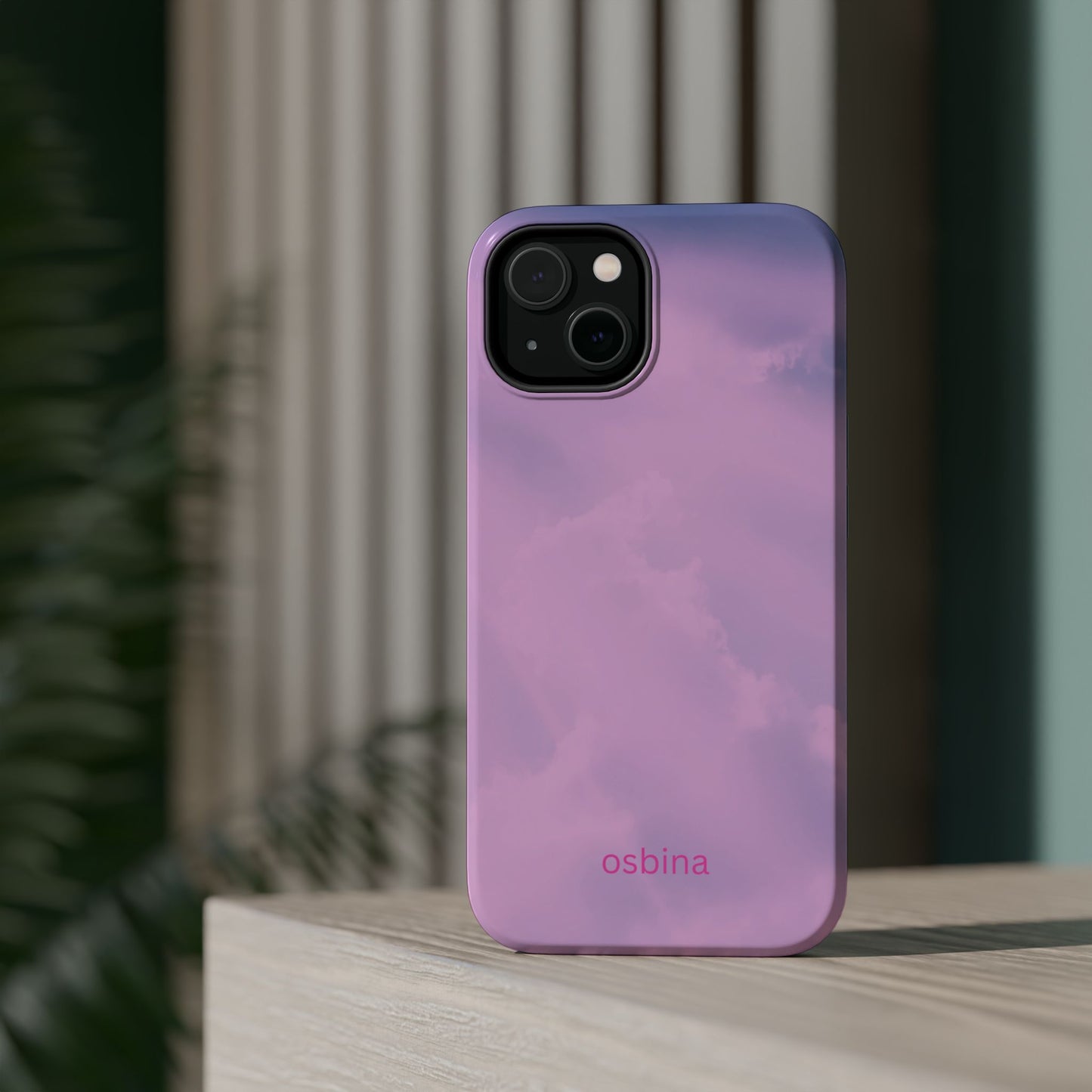 osbina | MagSafe compatible for iPhone | The Rosy Skies Case | YAYOU Collection Supporting Shine Like Sable