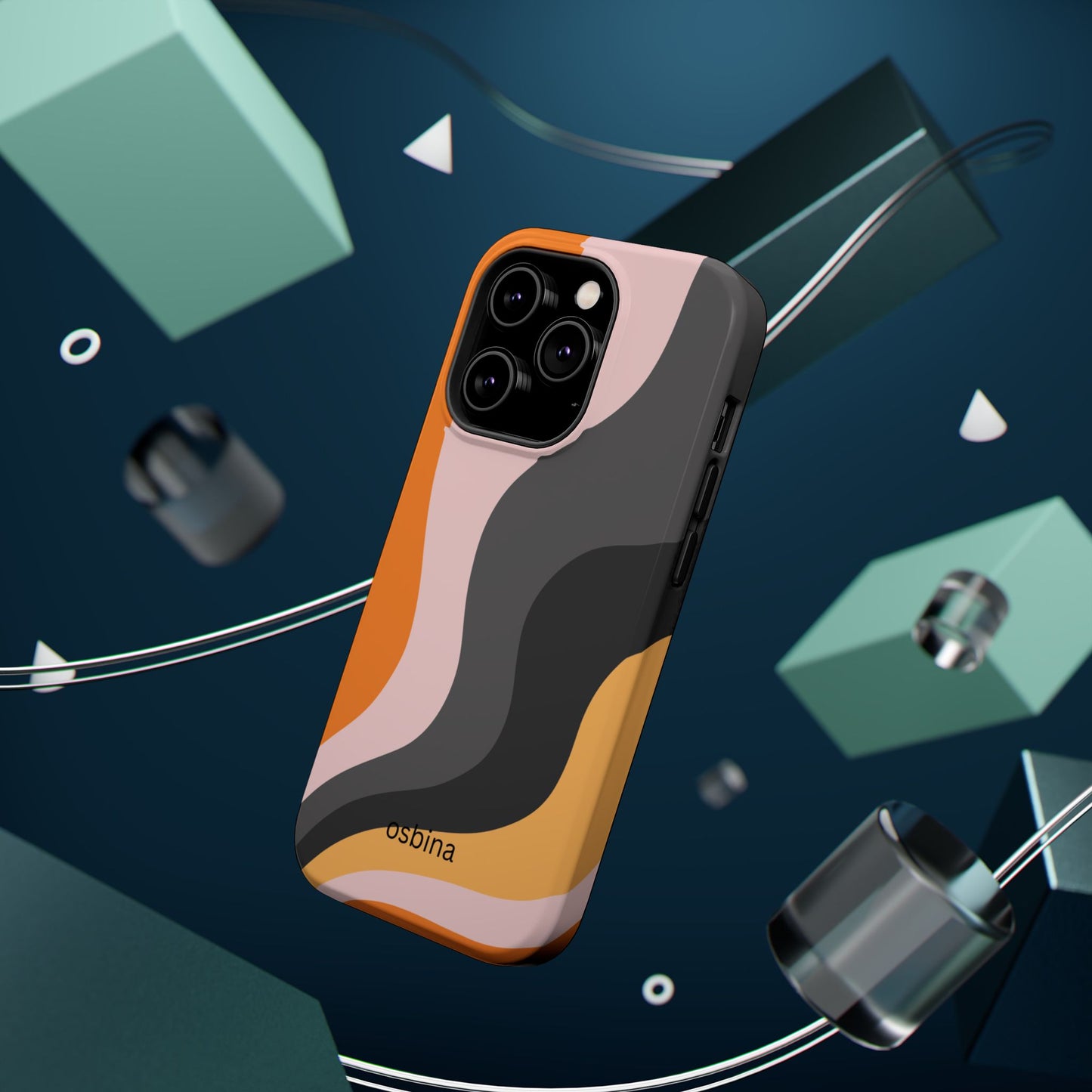 osbina | MagSafe Compatible for iPhone | The Case That Says “Fall, But Make It Fashion” | Retro Swirl Edition | The Season Collective