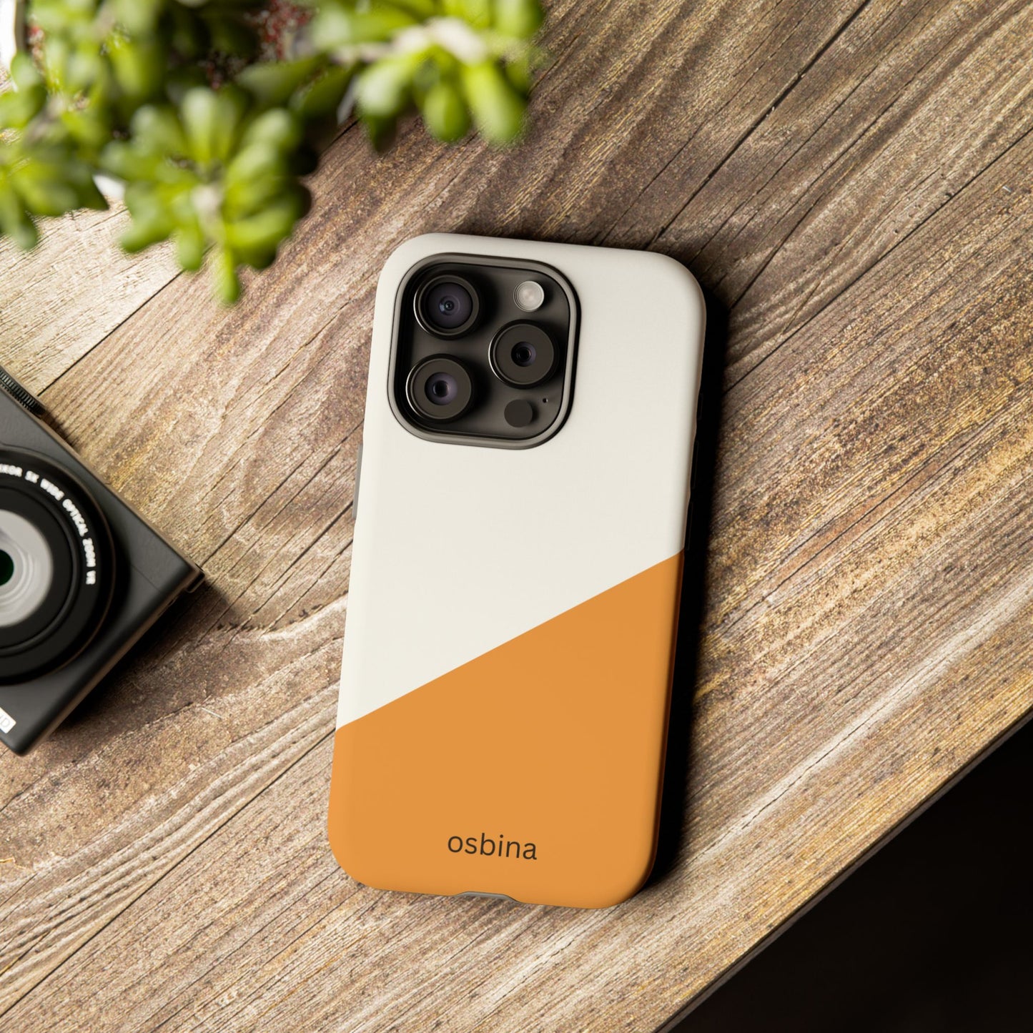 osbina | Divide & Conquer — The Orange + White Split Diagonal Case | The Season Collective