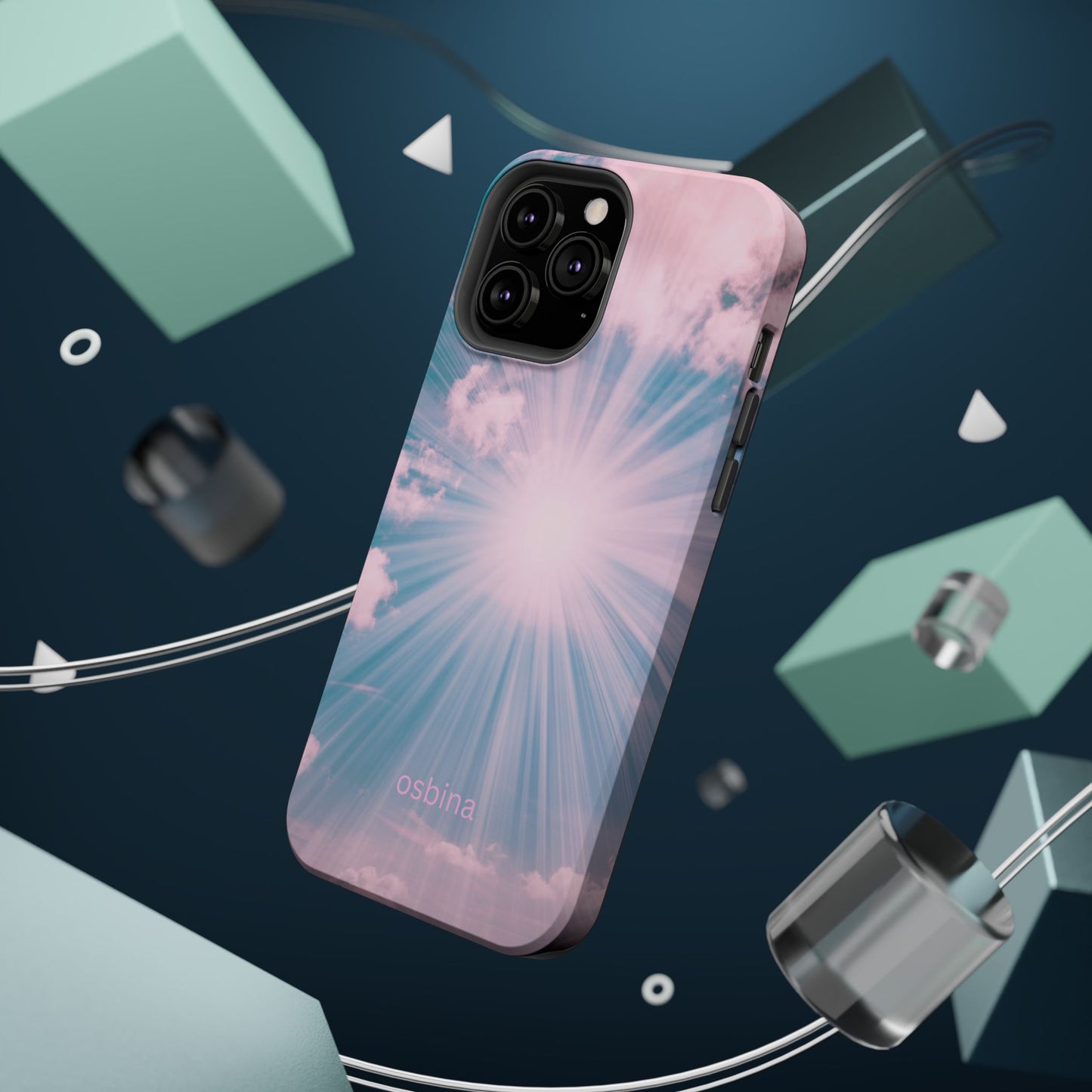 osbina | MagSafe compatible for iPhone | The Sunburst Skies Case | YAYOU Collection Supporting Shine Like Sable
