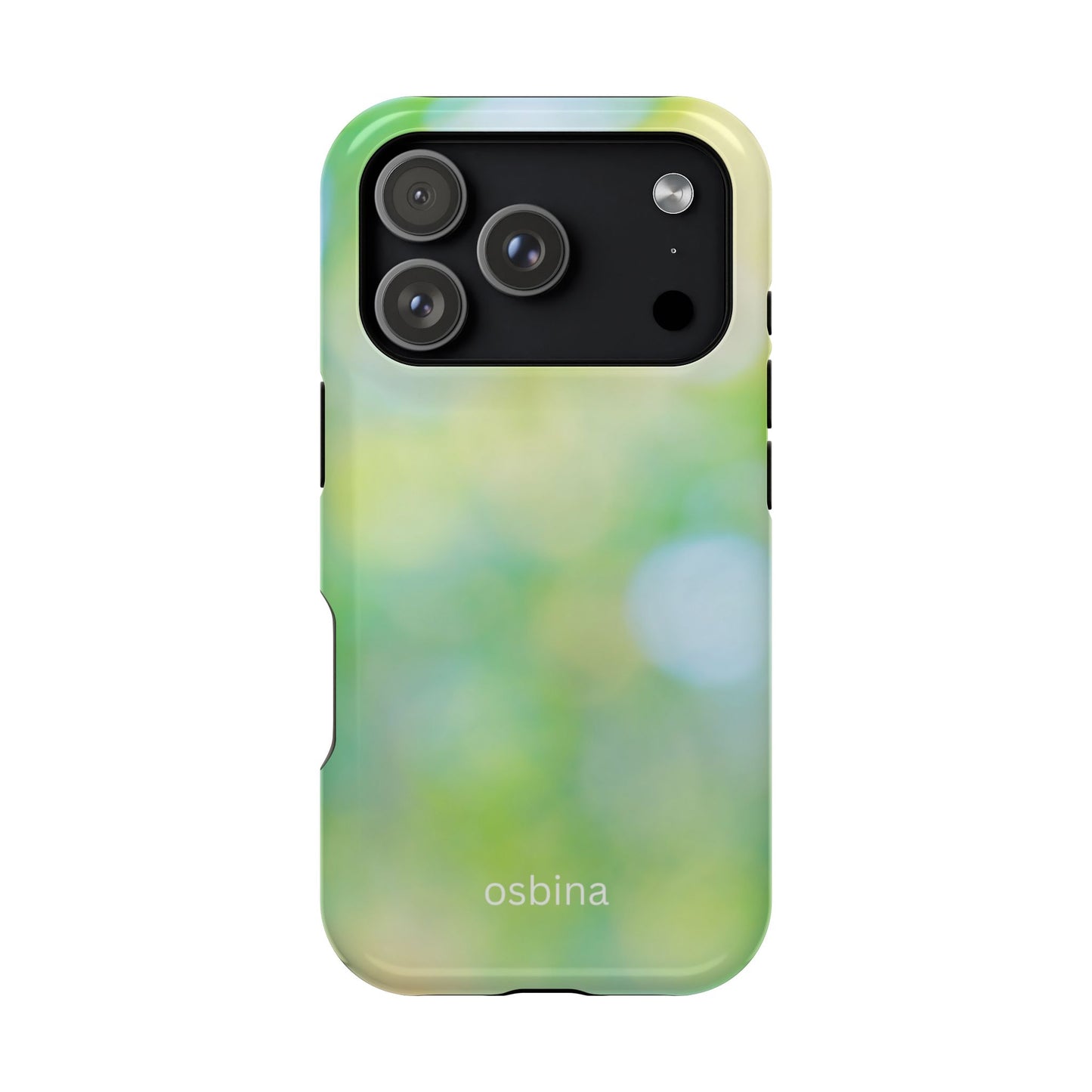 osbina | MagSafe compatible for iPhone | The Veridian Orbs Phone Case | Color Edit Collection