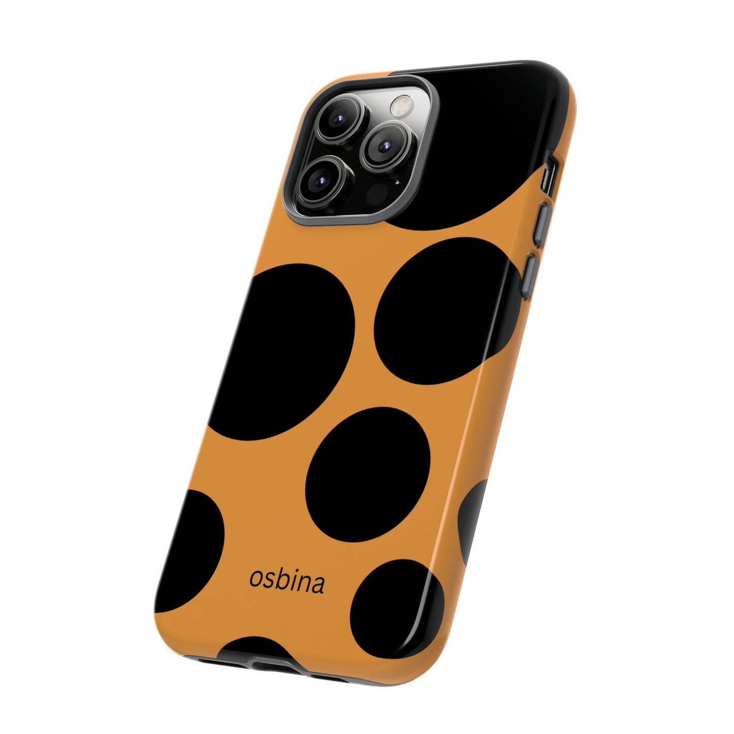 osbina | The Bubble Statement Case in Orange + Black | The Season Collective