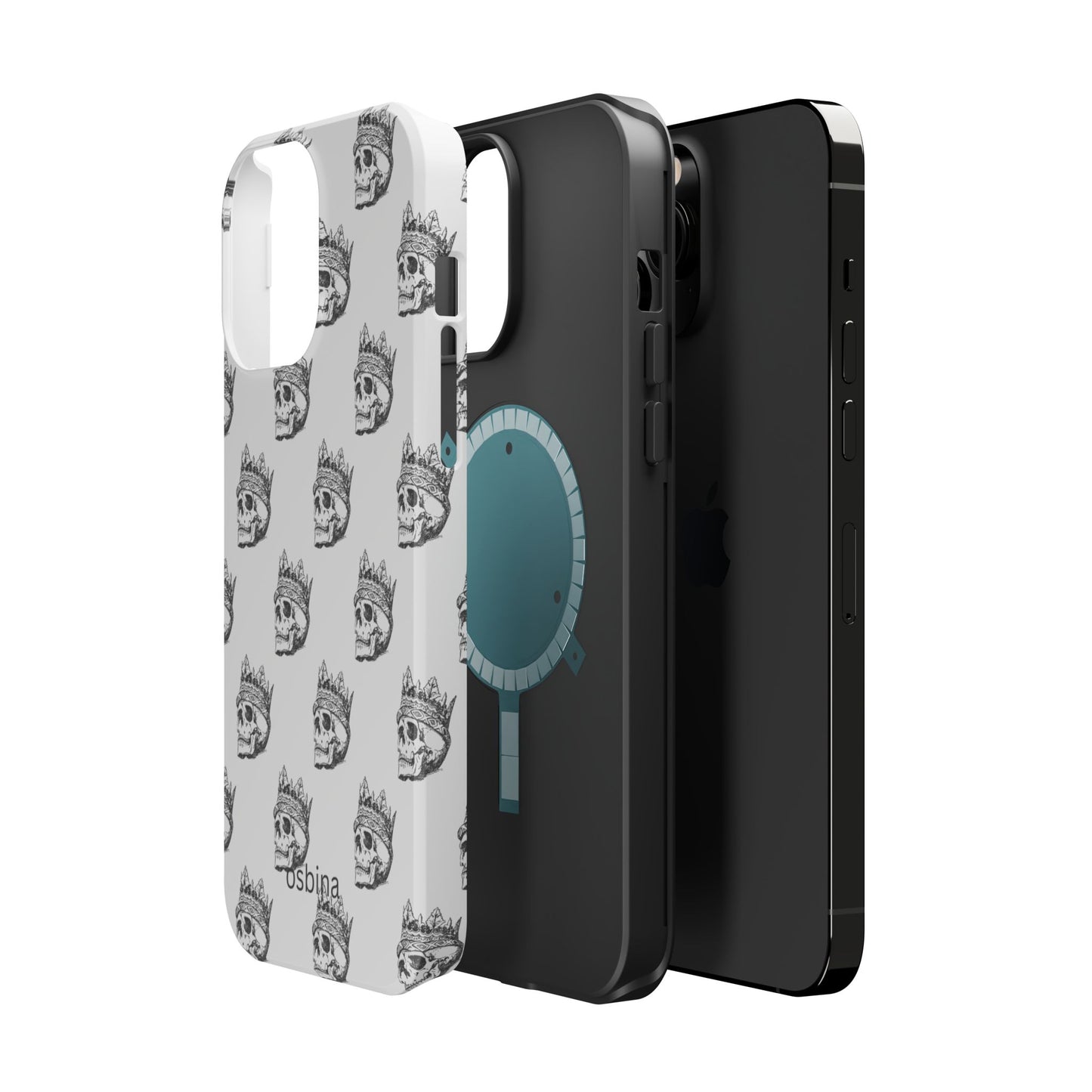 osbina | MagSafe compatible for iPhone | Skulls Royale Phone Case | Season Collective Collection