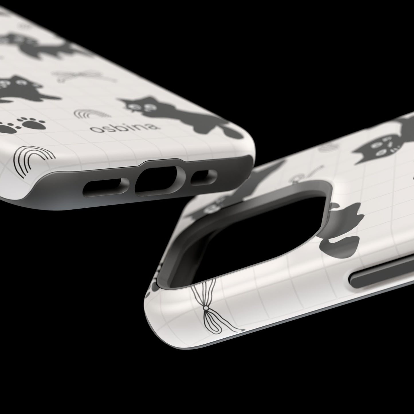 osbina | MagSafe compatible for iPhone | Meow Mode Cat Phone Case | The Season Collective