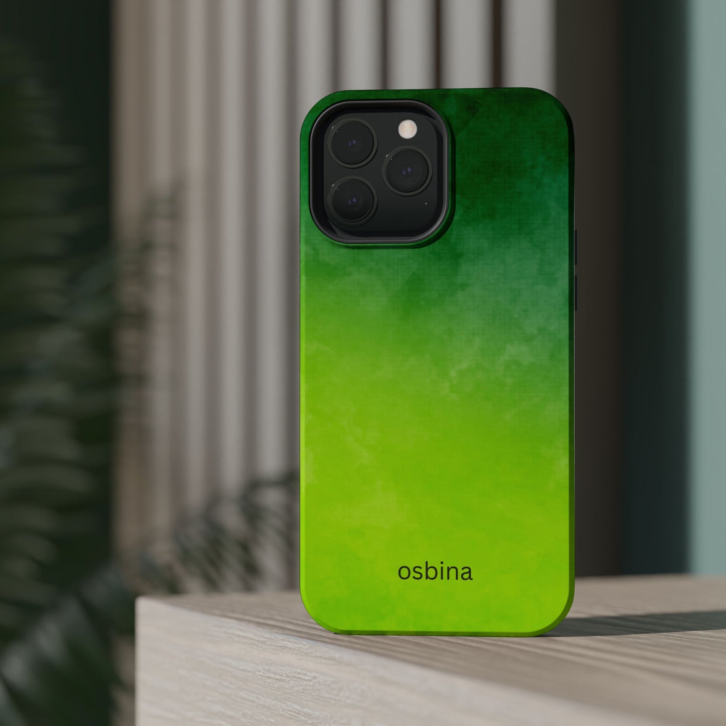 osbina | MagSafe compatible for iPhone | The Verde Glow Phone Case | Color Edit Collection