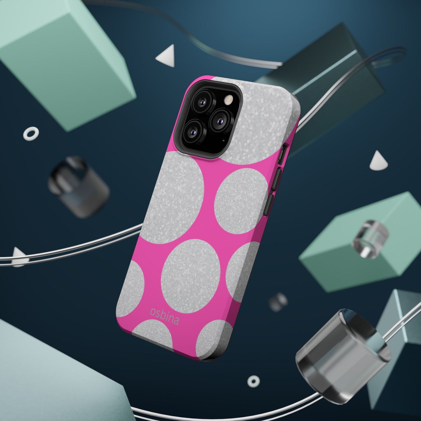 osbina | MagSafe compatible for iPhone | The Sparkling Bubbles Case | YAYOU Collection Supporting Shine Like Sable