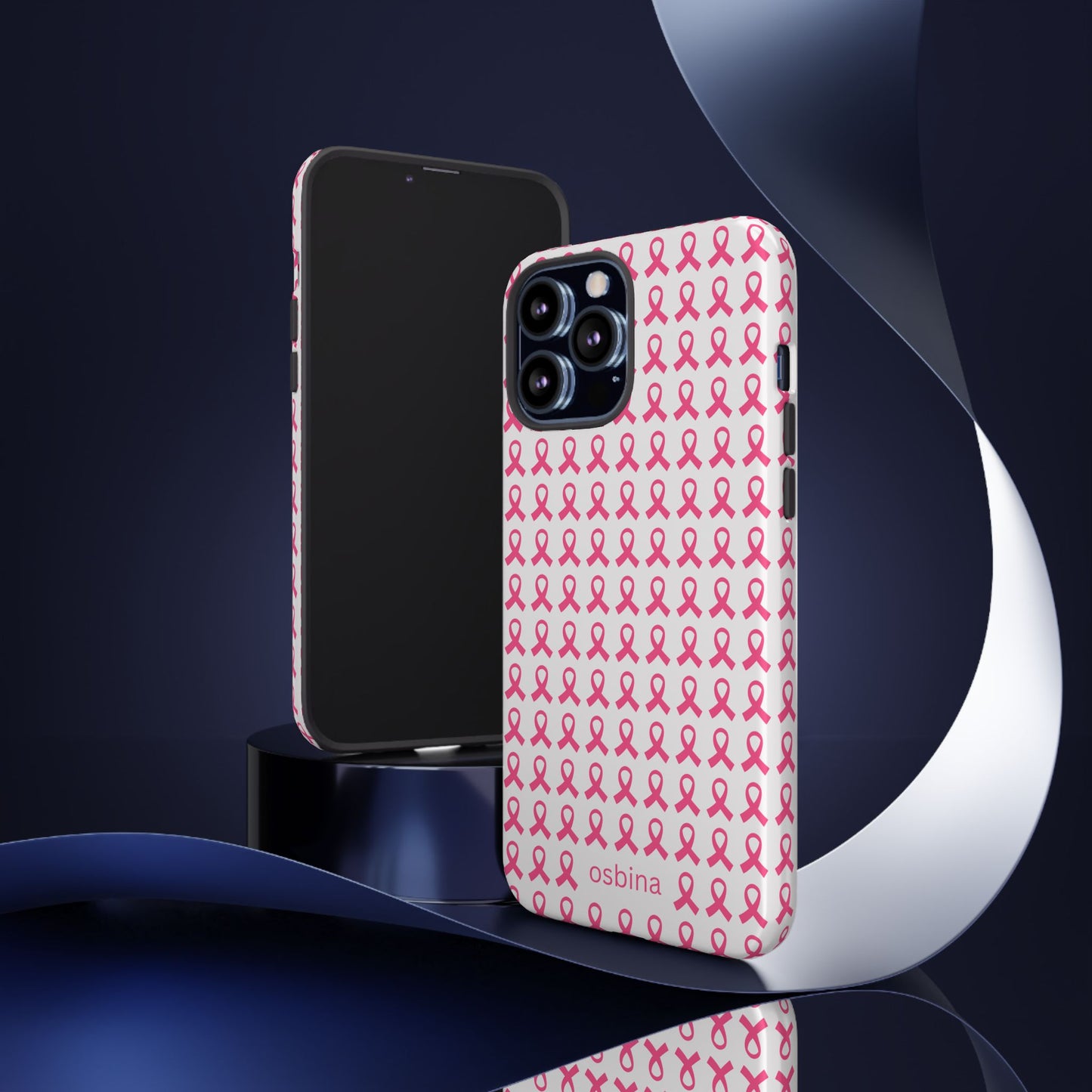 osbina | Limited Edition The Side by Side Pink Ribbon Case in Light Pink + Soft Pink + Hot Pink | The Pink October Collection | Inspired By
