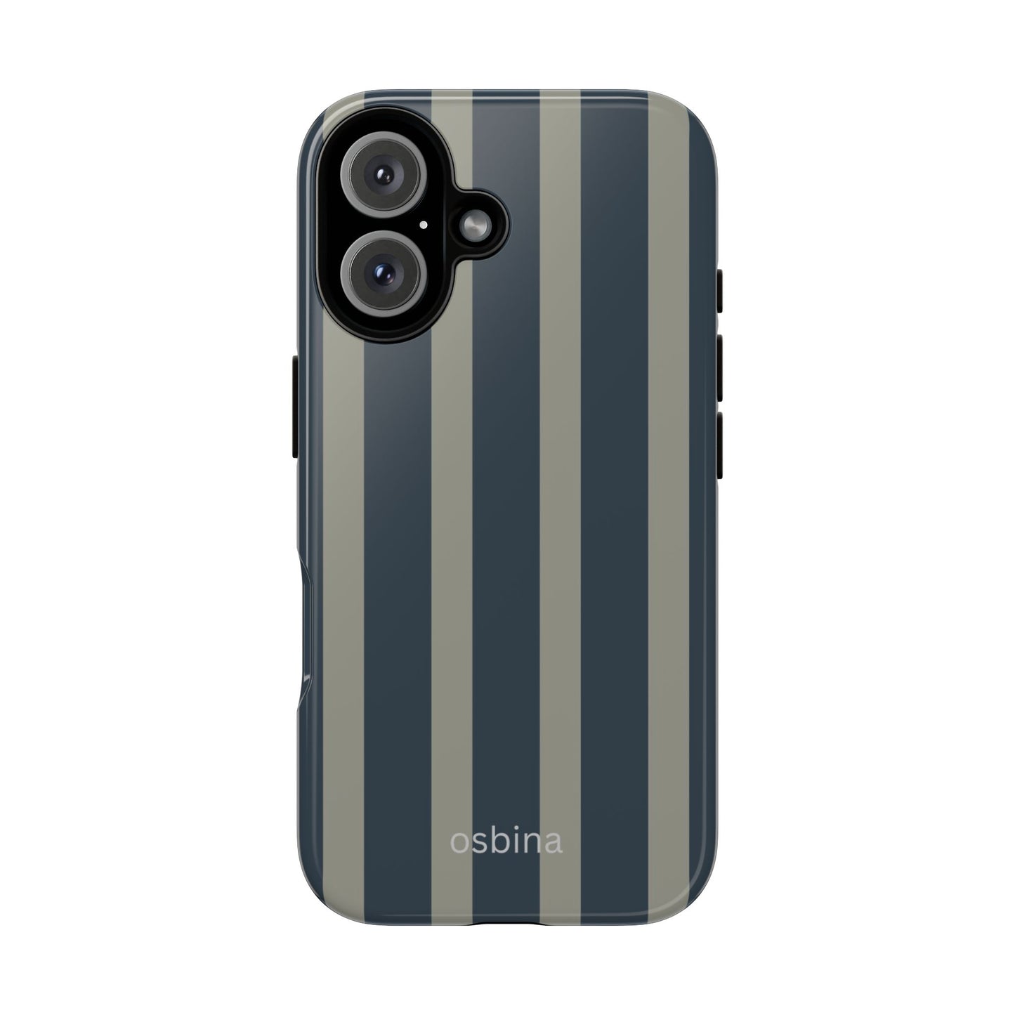 osbina | Grayhaven Navy & Gray Sophisticated Phone Case | Modern Muse Collection