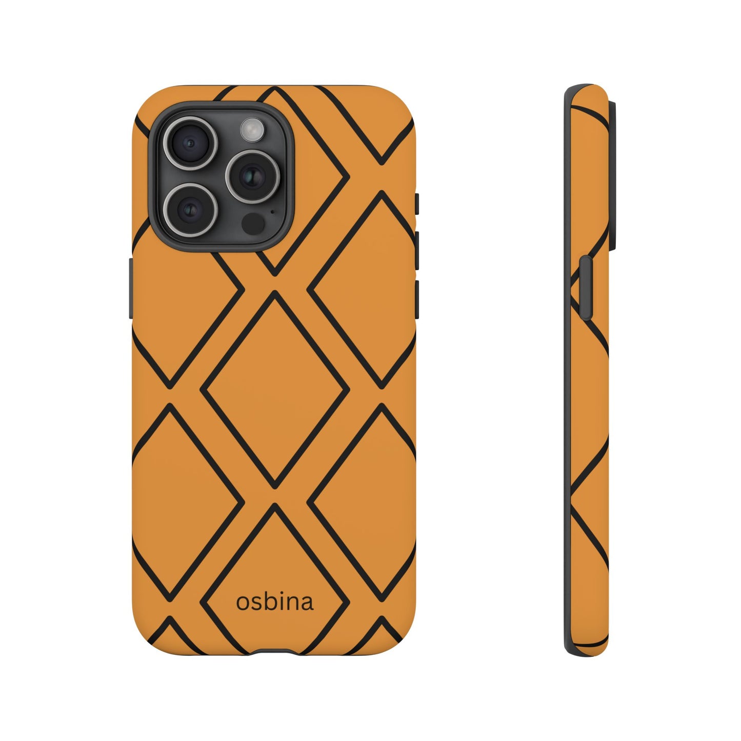 osbina | Diamonds Are Your Phone’s Best Friend — The Orange + Black Diamond Case | The Season Collective