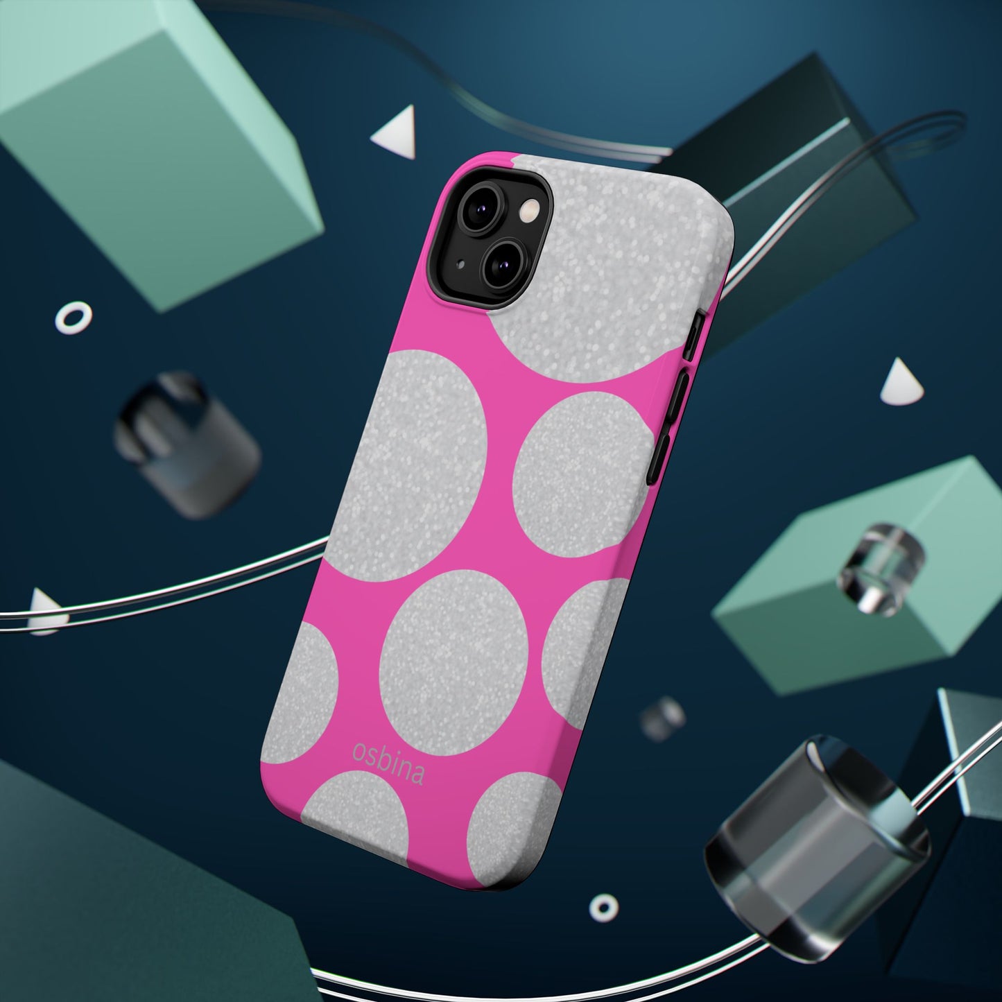 osbina | MagSafe compatible for iPhone | The Sparkling Bubbles Case | YAYOU Collection Supporting Shine Like Sable