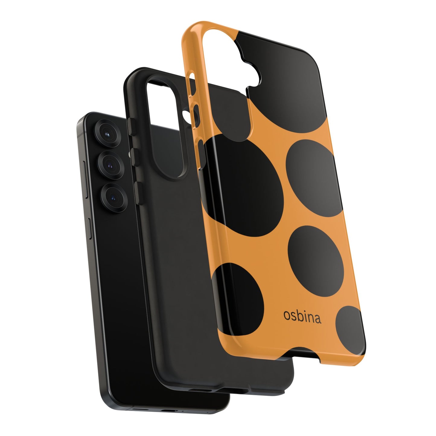 osbina | The Bubble Statement Case in Orange + Black | The Season Collective
