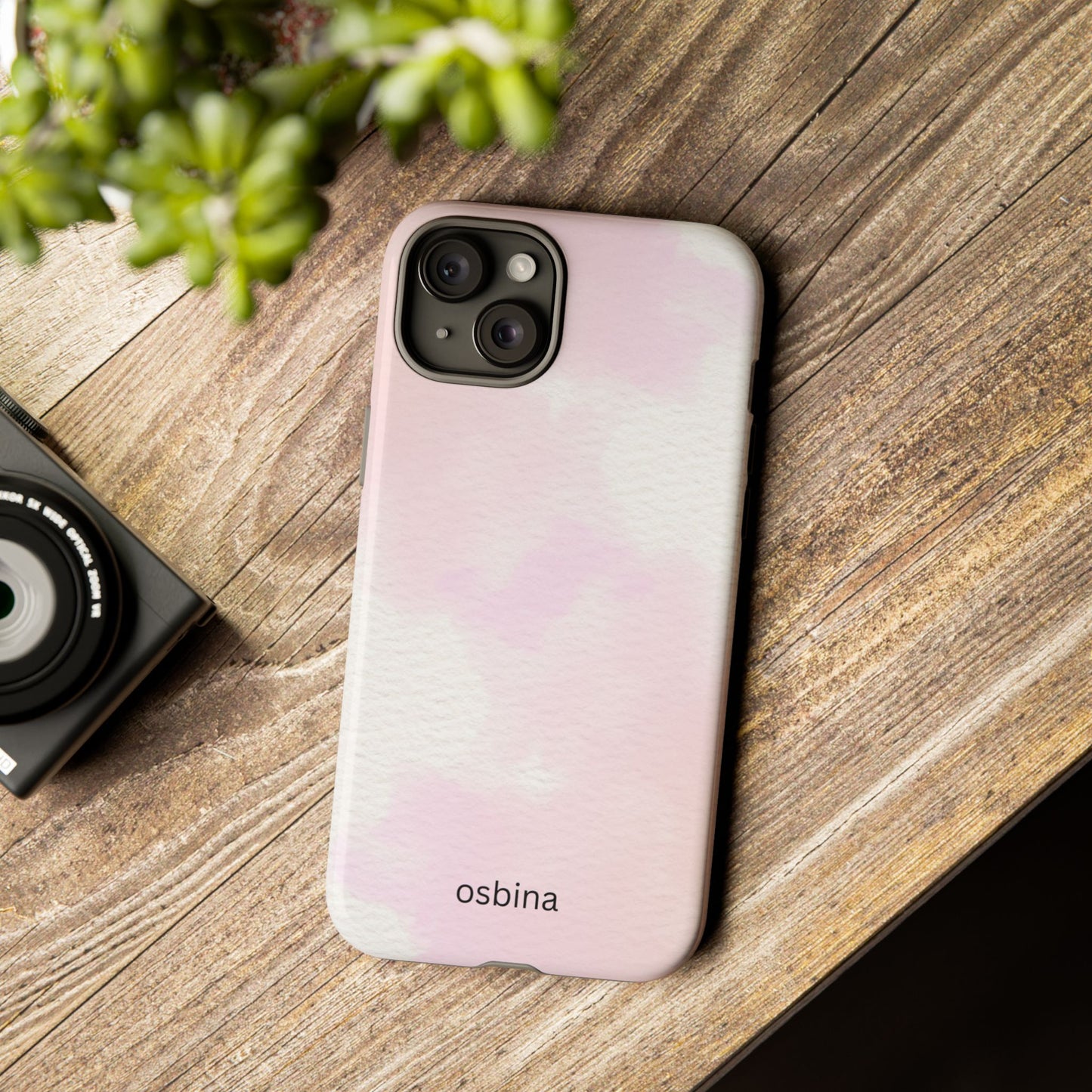 osbina | Pink Cotton Cloud Phone Case | Modern Muse Collection