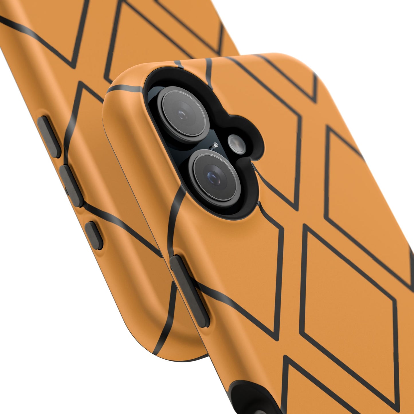 osbina | MagSafe Compatible for iPhone | Diamonds Are Your Phone’s Best Friend — The Orange + Black Diamond Case | The Season Collective