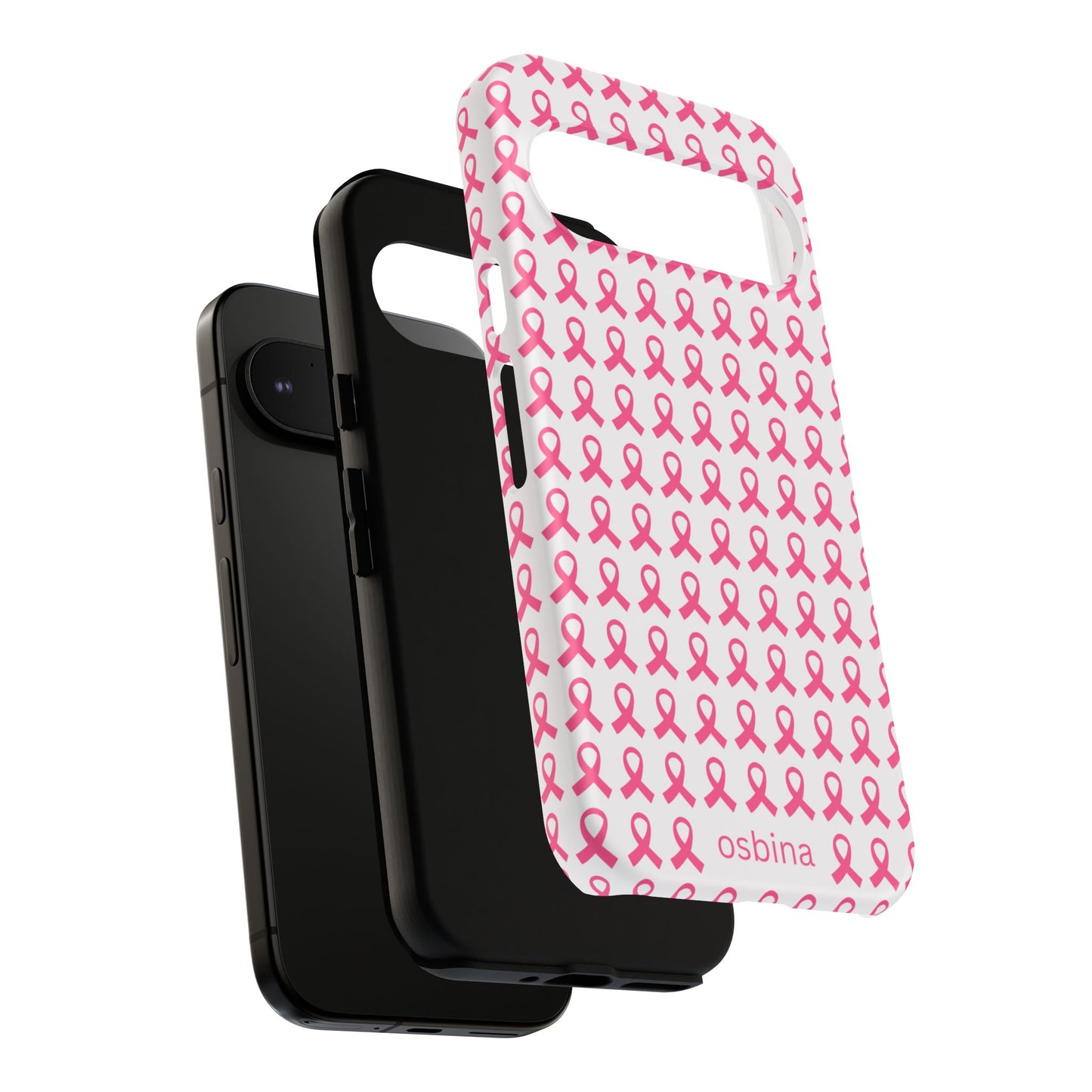 osbina | Limited Edition The Side by Side Pink Ribbon Case in Light Pink + Soft Pink + Hot Pink | The Pink October Collection | Inspired By