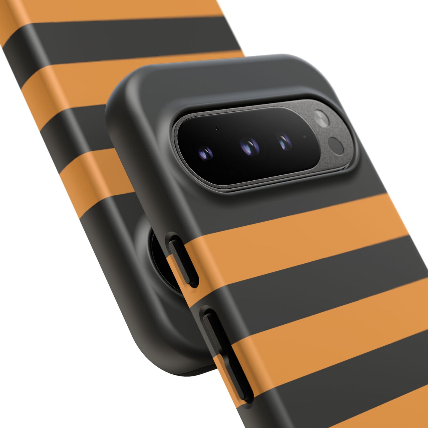 osbina | The Horizon Stripe Case in Black + Orange | The Season Collective