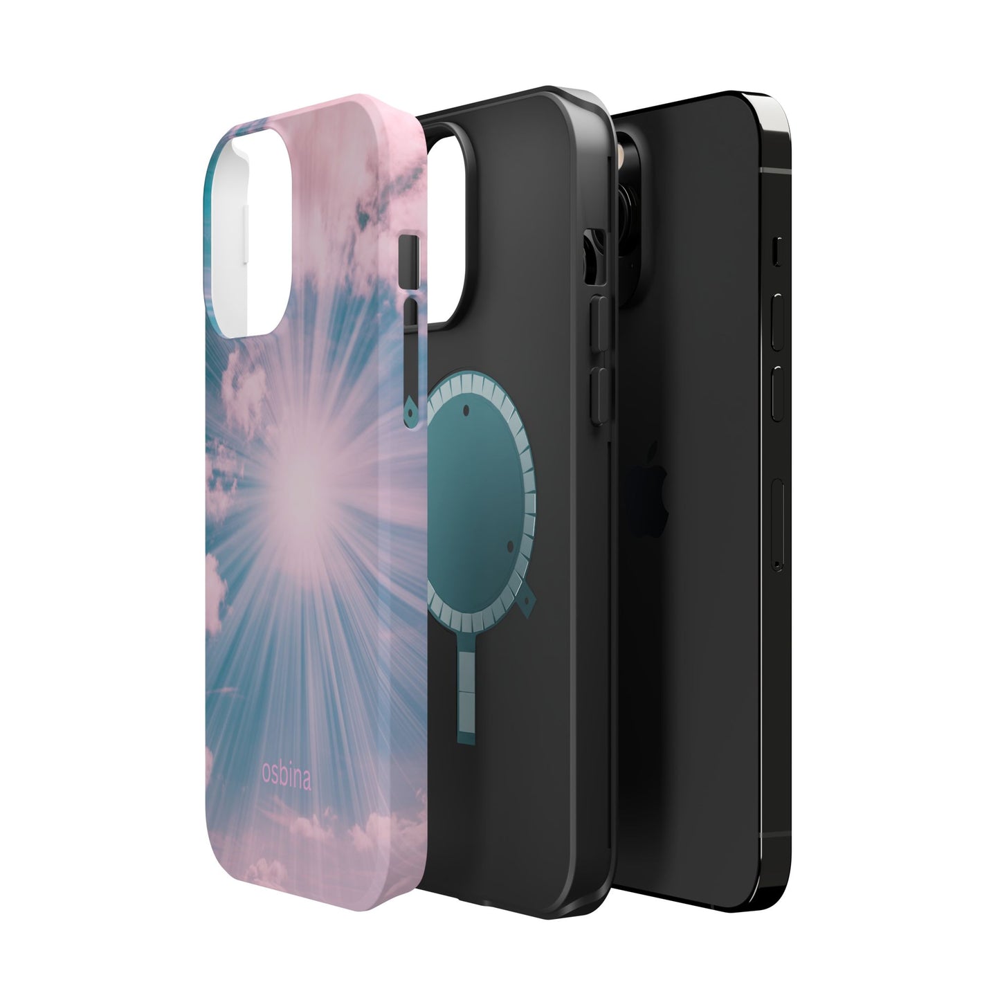 osbina | MagSafe compatible for iPhone | The Sunburst Skies Case | YAYOU Collection Supporting Shine Like Sable