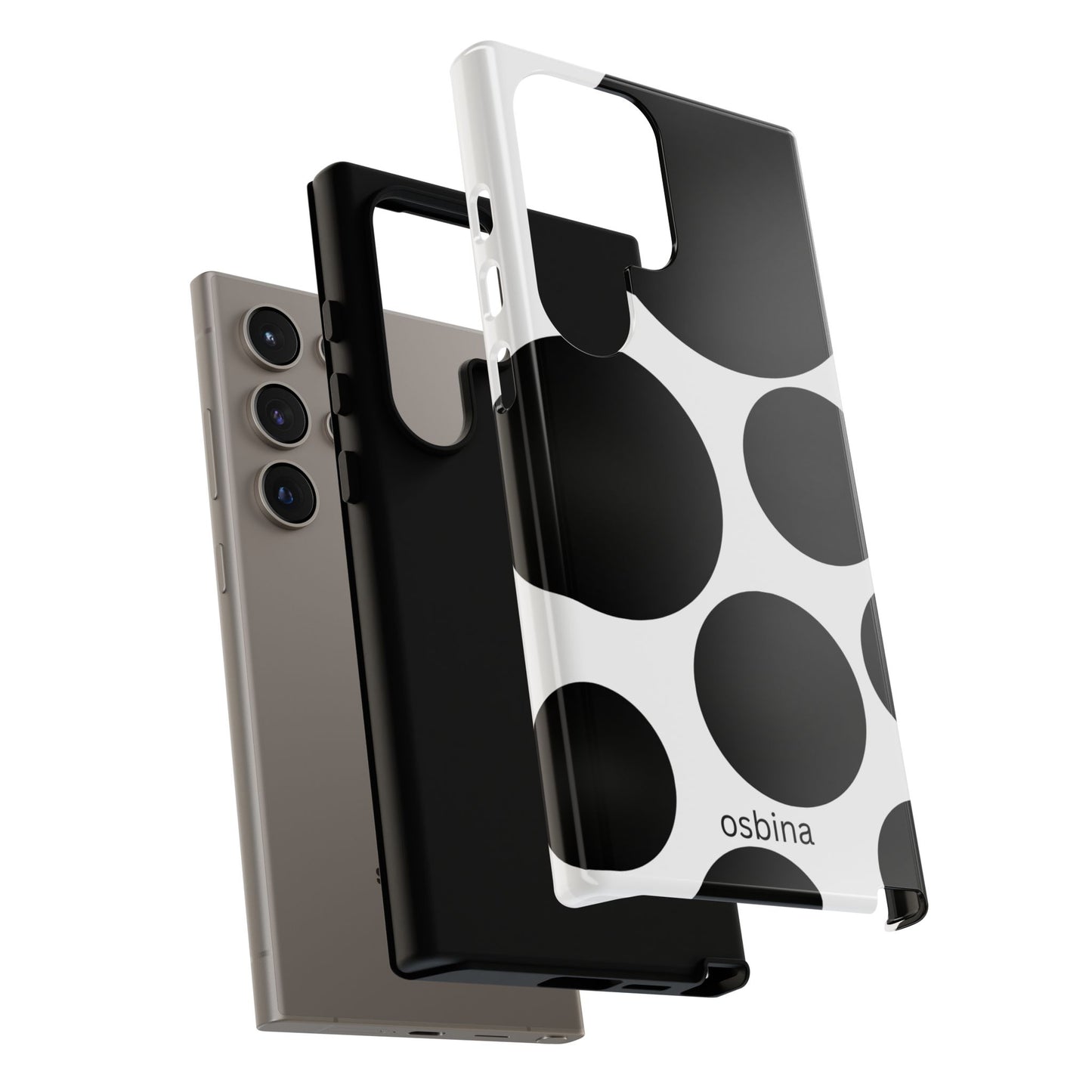 osbina | The Noir Bubbles Phone Case | Modern Muse Collection