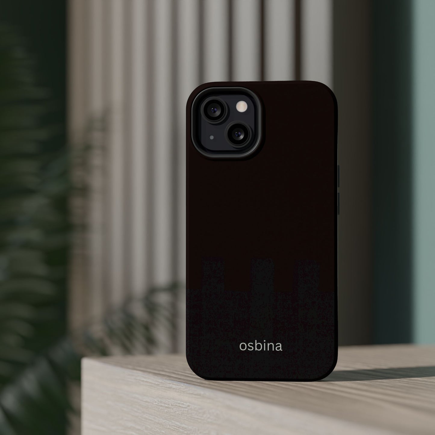 osbina | MagSafe compatible for iPhone | The Onyx Phone Case | Modern Man Collection