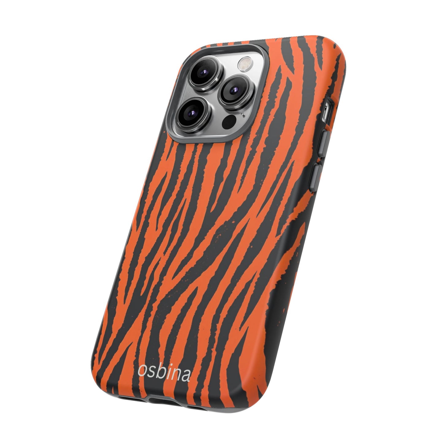 osbina | Tiger, But Make It Chic — The Bengal Stripe Case in Orange + Black | The Season Collective