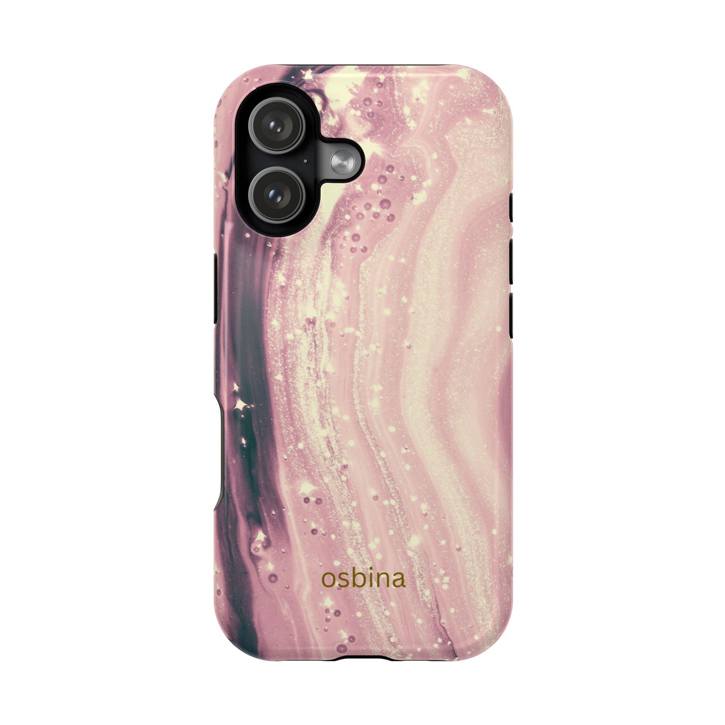 osbina | MagSafe compatible for iPhone | The Amethyst Glow Phone Case | Modern Muse Collection