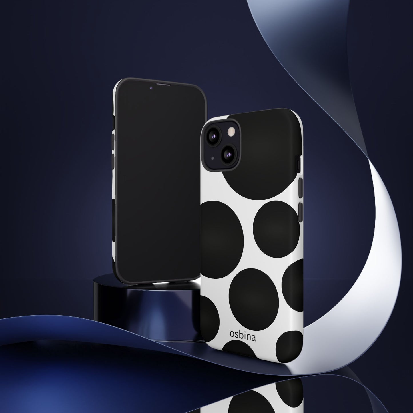 osbina | The Noir Bubbles Phone Case | Modern Muse Collection