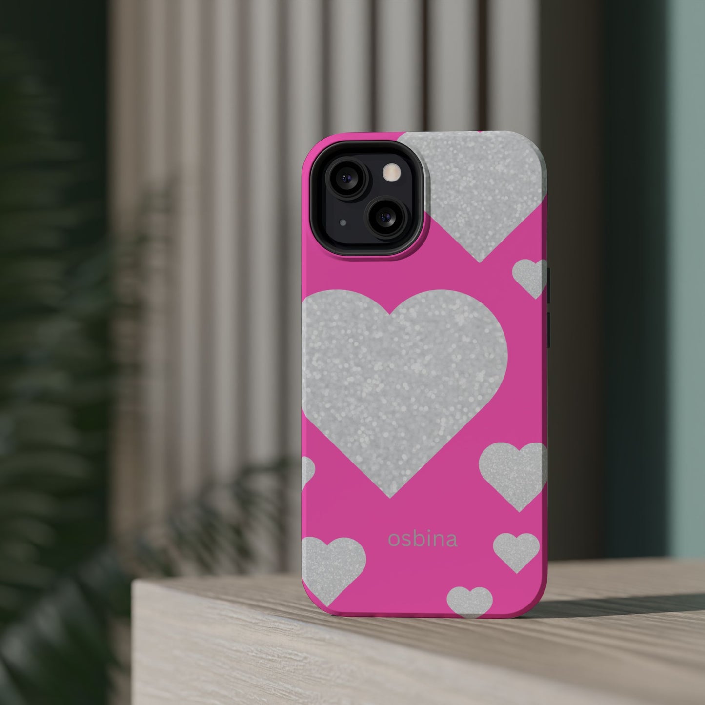 osbina | MagSafe compatible for iPhone | The Shimmering Love Case | YAYOU Collection Supporting Shine Like Sable