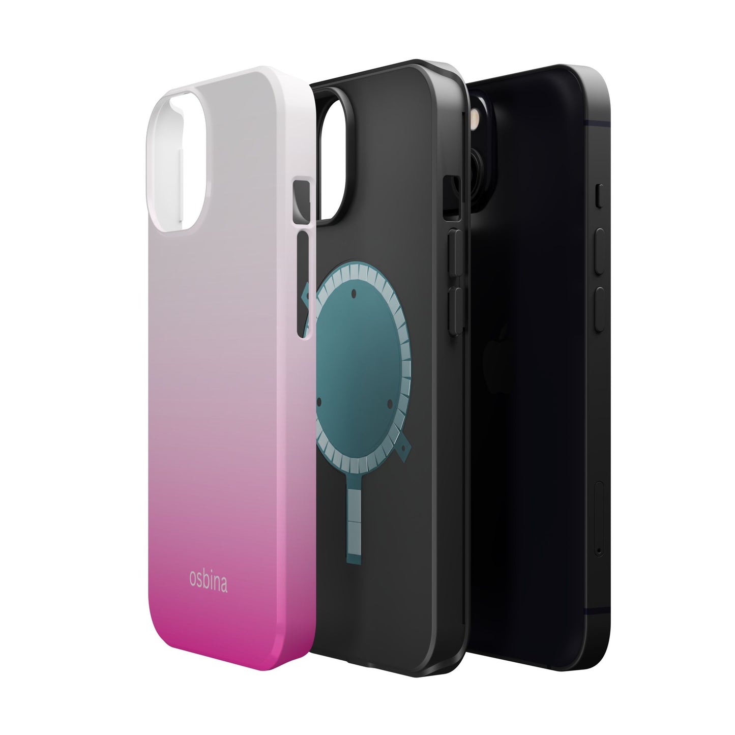 osbina | MagSafe compatible for iPhone | The Radiant Ombre Case | YAYOU Collection Supporting Shine Like Sable