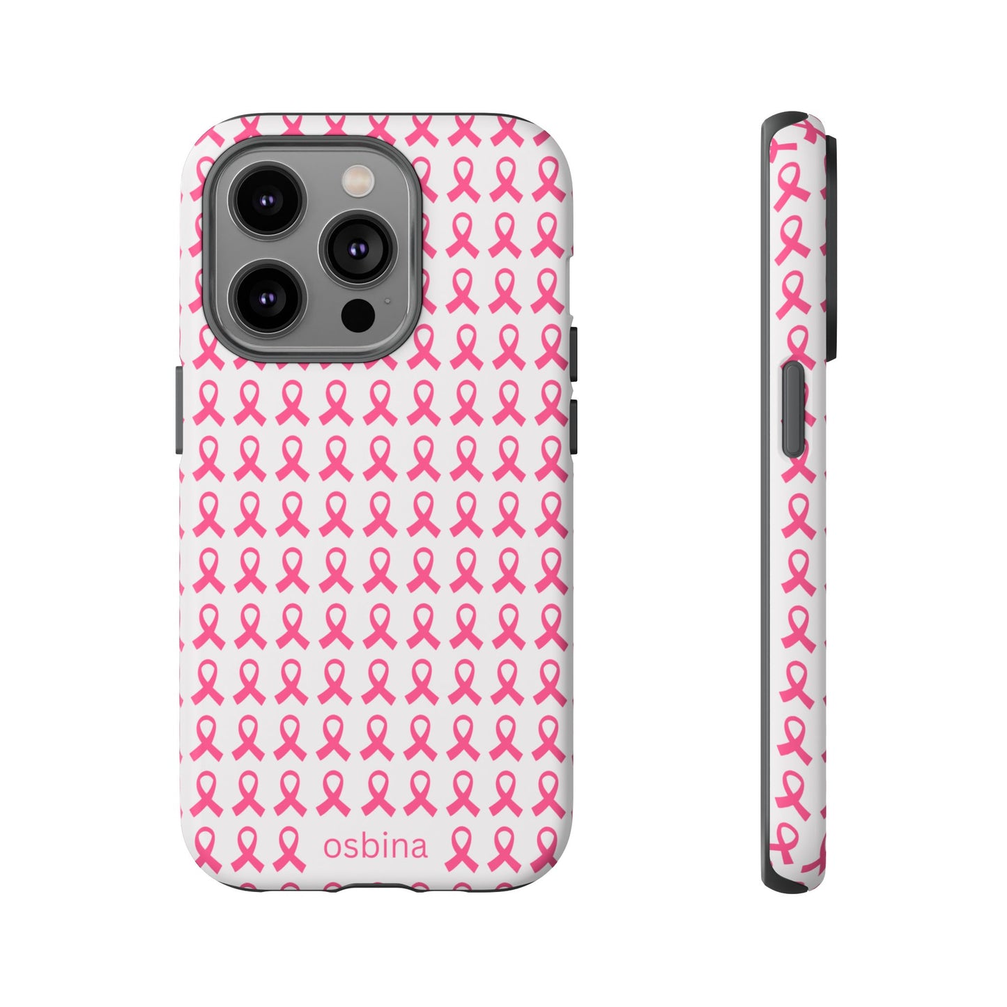 osbina | Limited Edition The Side by Side Pink Ribbon Case in Light Pink + Soft Pink + Hot Pink | The Pink October Collection | Inspired By