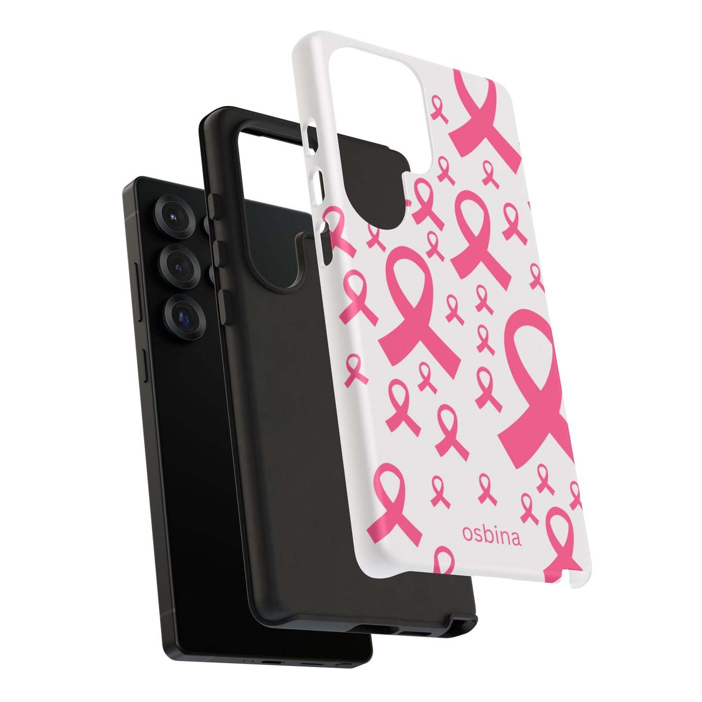 osbina | Limited Edition Strength in Ribbons Case in Light Pink + Soft Pink + Hot Pink | The Pink October Collection | Inspired By