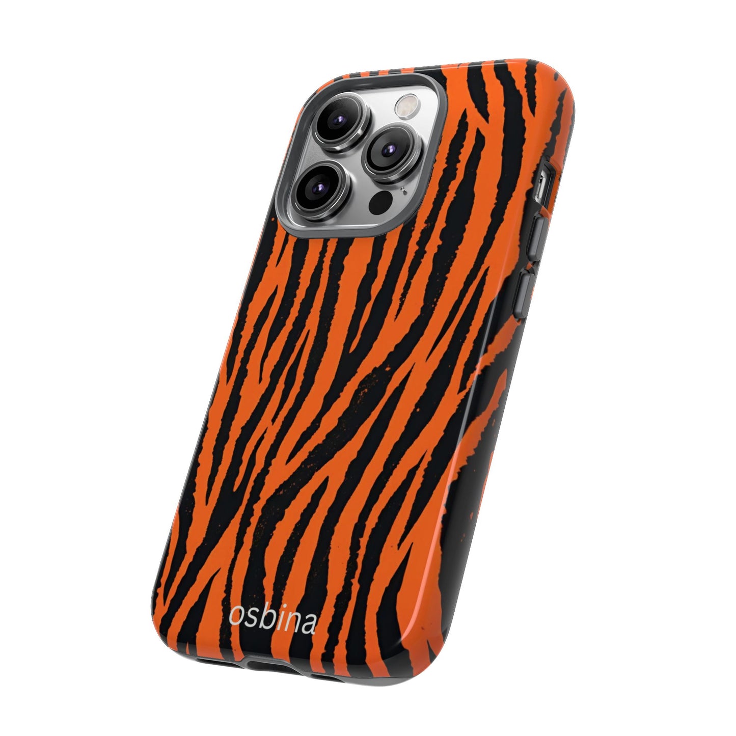 osbina | Tiger, But Make It Chic — The Bengal Stripe Case in Orange + Black | The Season Collective