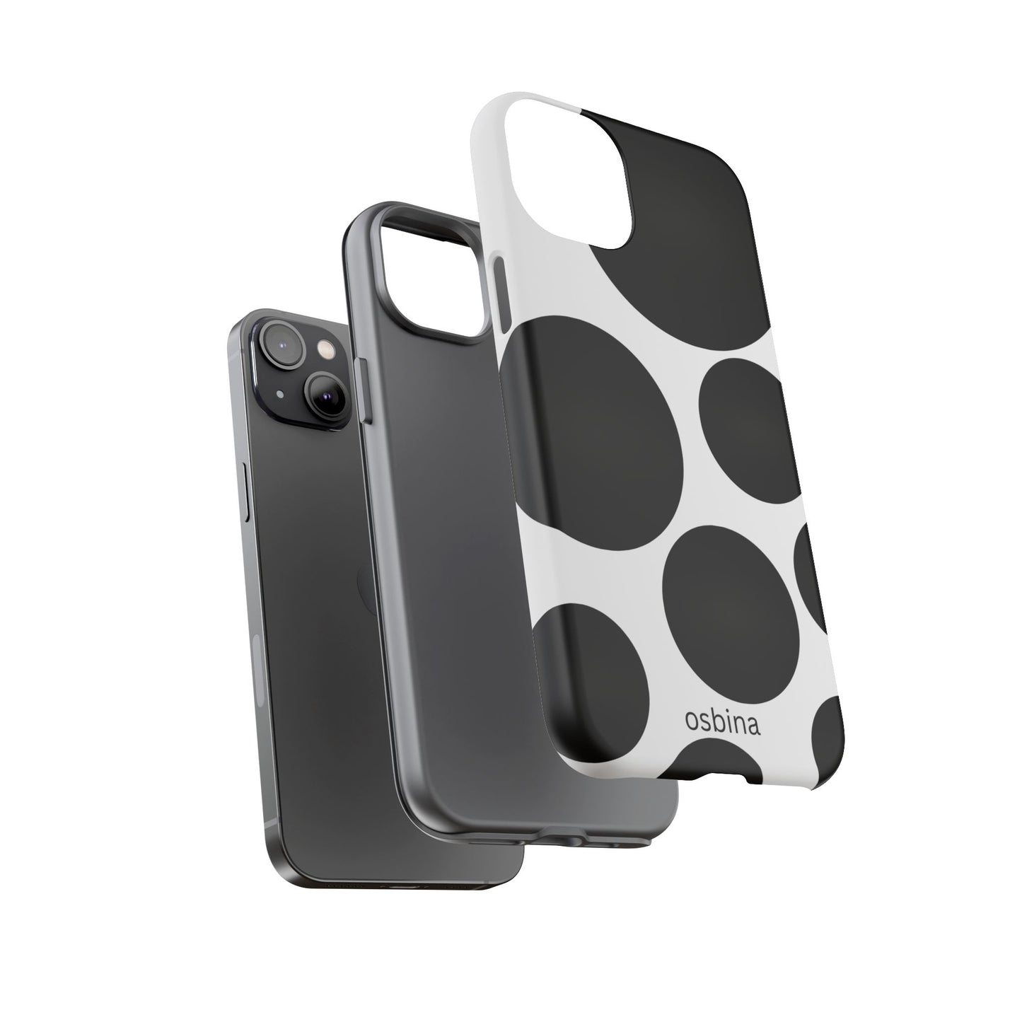 osbina | The Noir Bubbles Phone Case | Modern Muse Collection