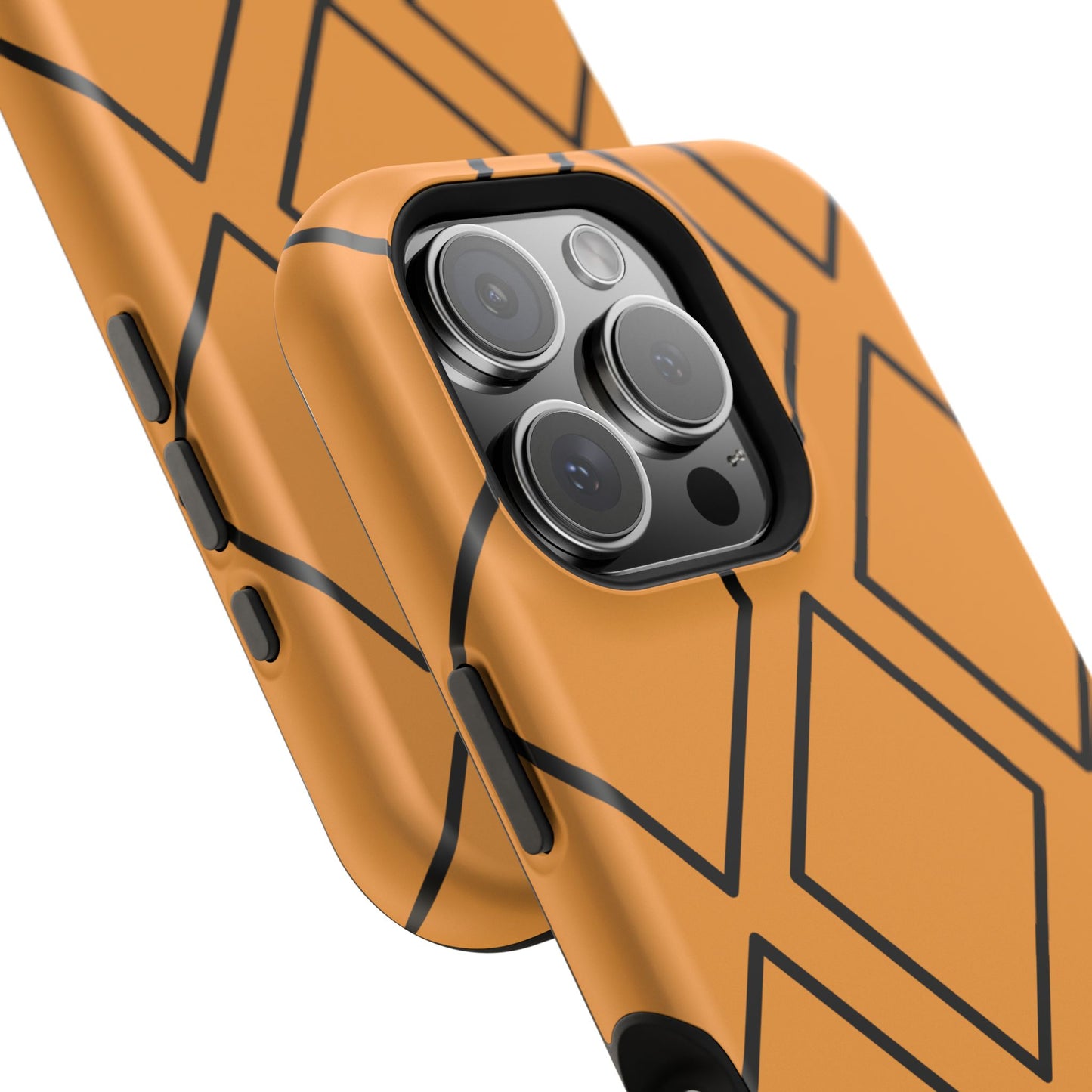 osbina | MagSafe Compatible for iPhone | Diamonds Are Your Phone’s Best Friend — The Orange + Black Diamond Case | The Season Collective