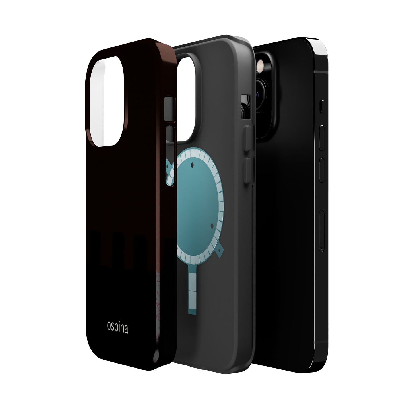 osbina | MagSafe compatible for iPhone | The Onyx Phone Case | Modern Man Collection