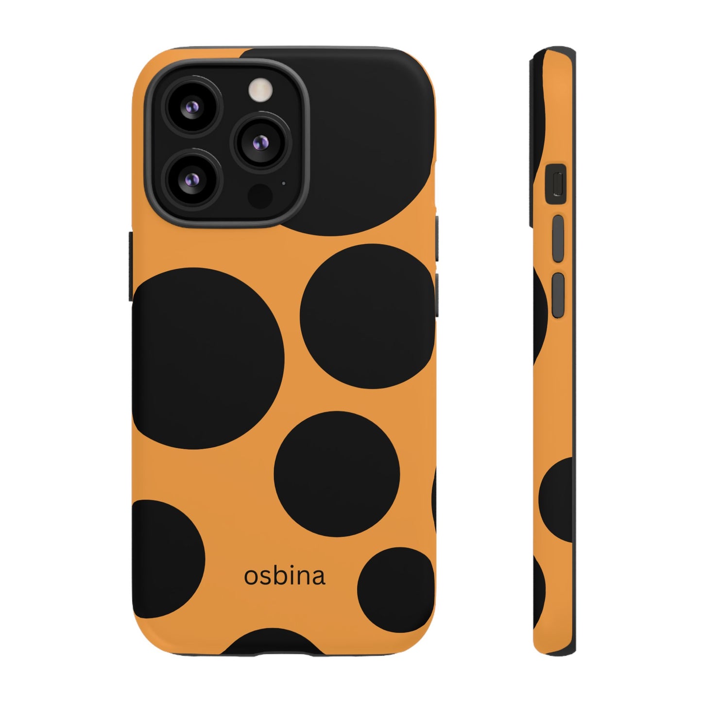 osbina | The Bubble Statement Case in Orange + Black | The Season Collective