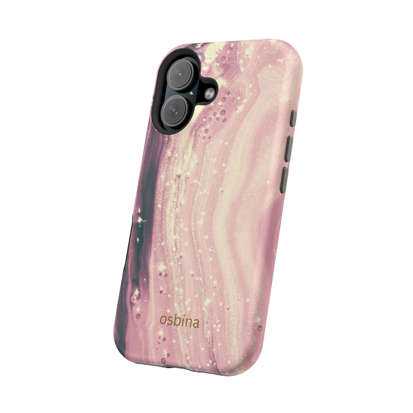 osbina | MagSafe compatible for iPhone | The Amethyst Glow Phone Case | Modern Muse Collection