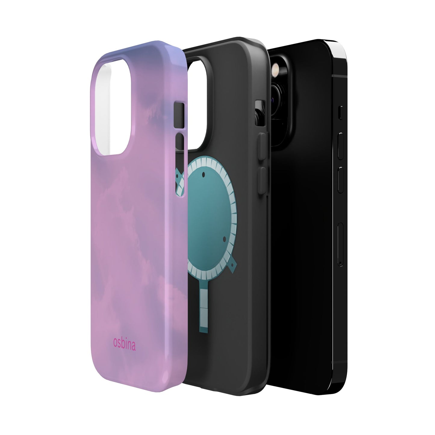 osbina | MagSafe compatible for iPhone | The Rosy Skies Case | YAYOU Collection Supporting Shine Like Sable