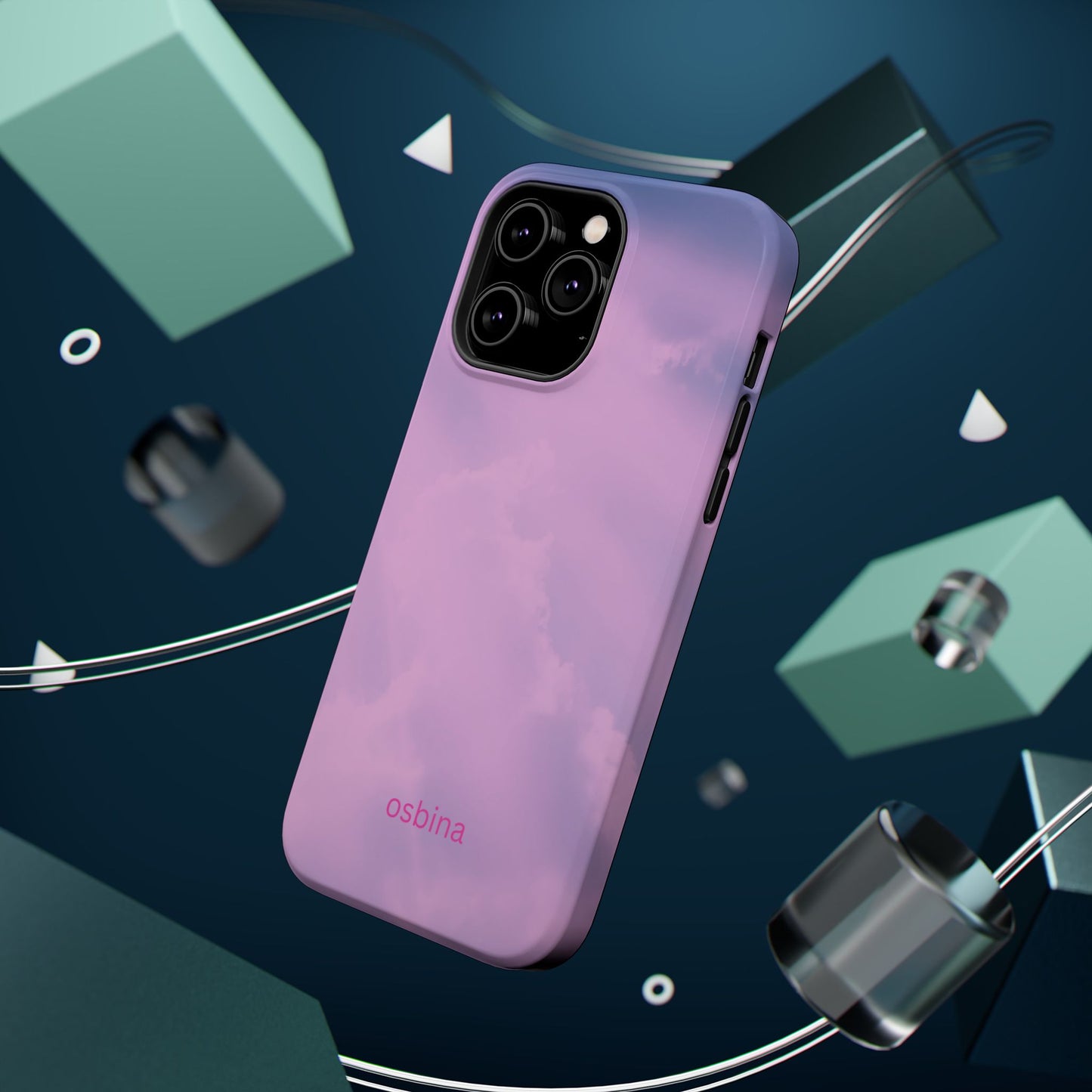 osbina | MagSafe compatible for iPhone | The Rosy Skies Case | YAYOU Collection Supporting Shine Like Sable