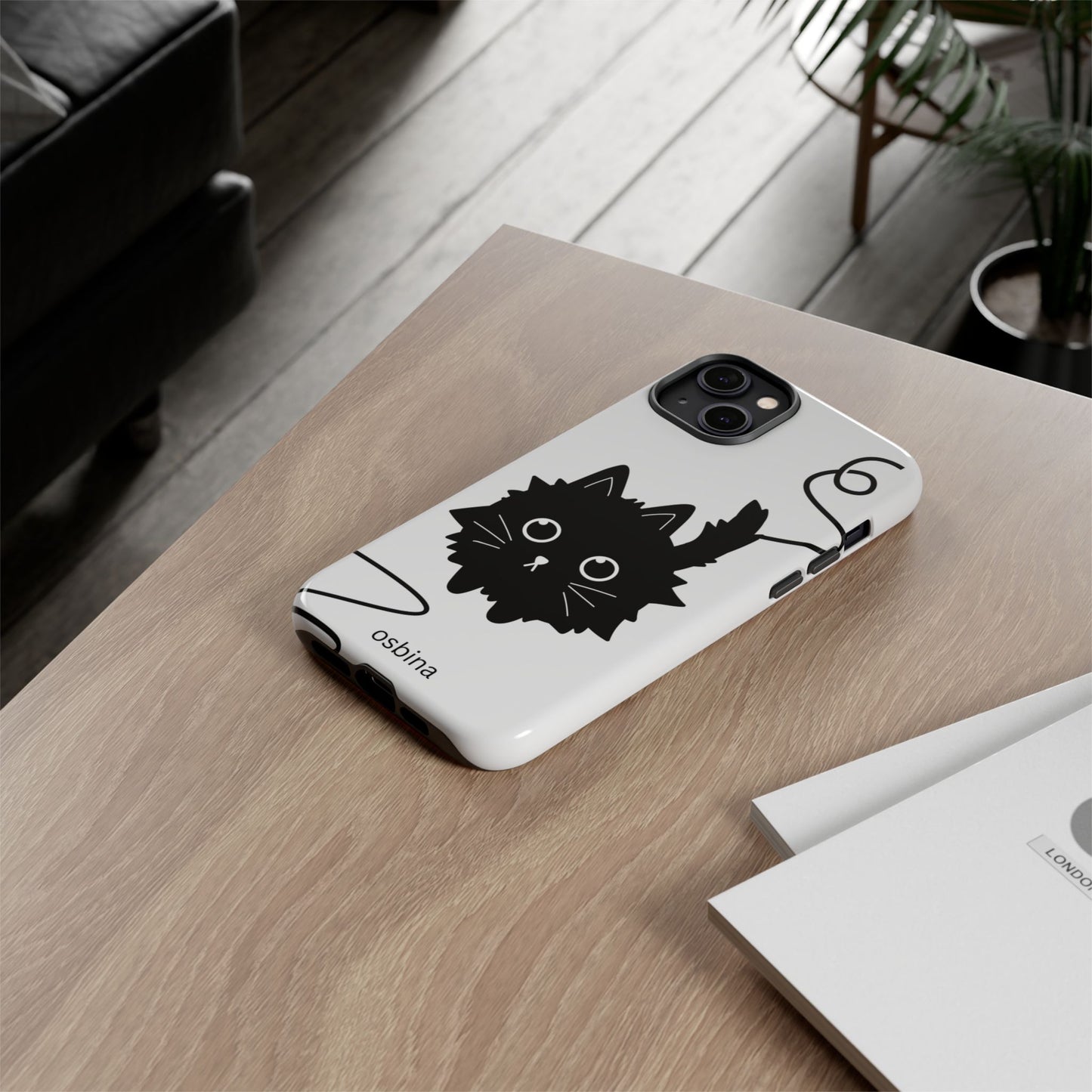 osbina | Midnight Couture Cat Phone Case | Season Collective Collection