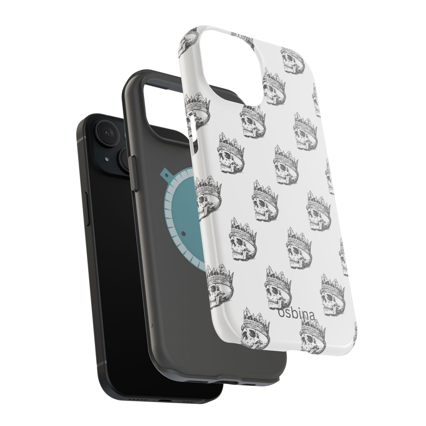 osbina | MagSafe compatible for iPhone | Skulls Royale Phone Case | Season Collective Collection