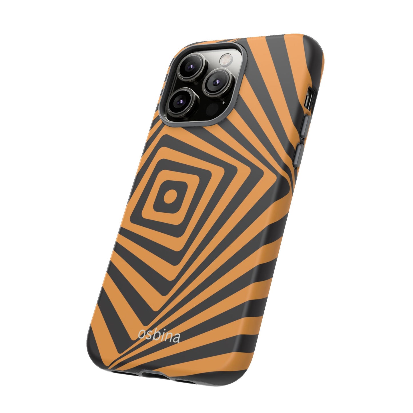 osbina | Step Into the Zone — The Orange + Black Spiral Case | The Season Collective